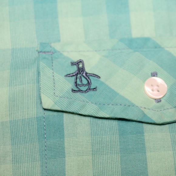 Original Penguin by Munsingwear Plaid Shirt, Small - Picture 6 of 7